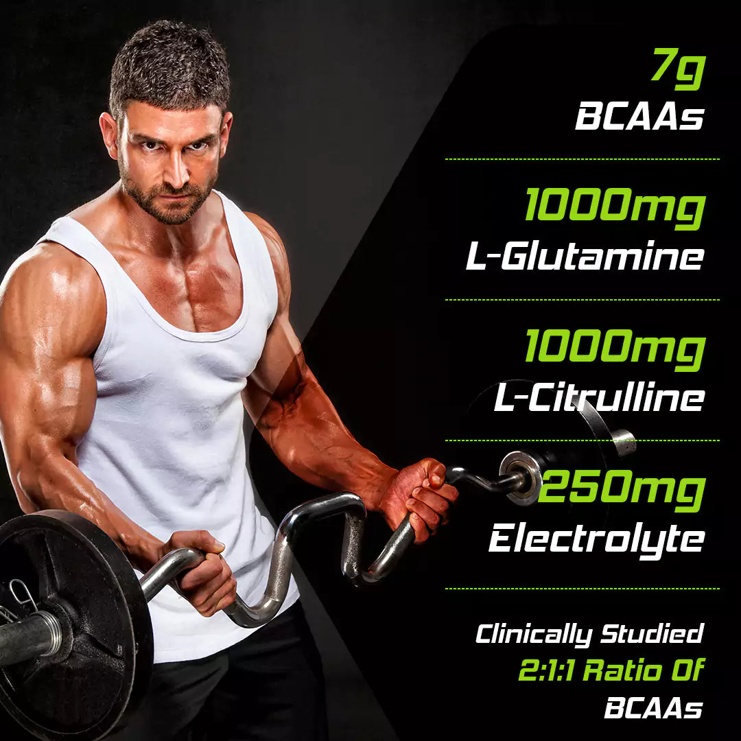 Instantized BCAA 7000 PRO With 7G BCAAs Instant Energy (Mango) - 300G