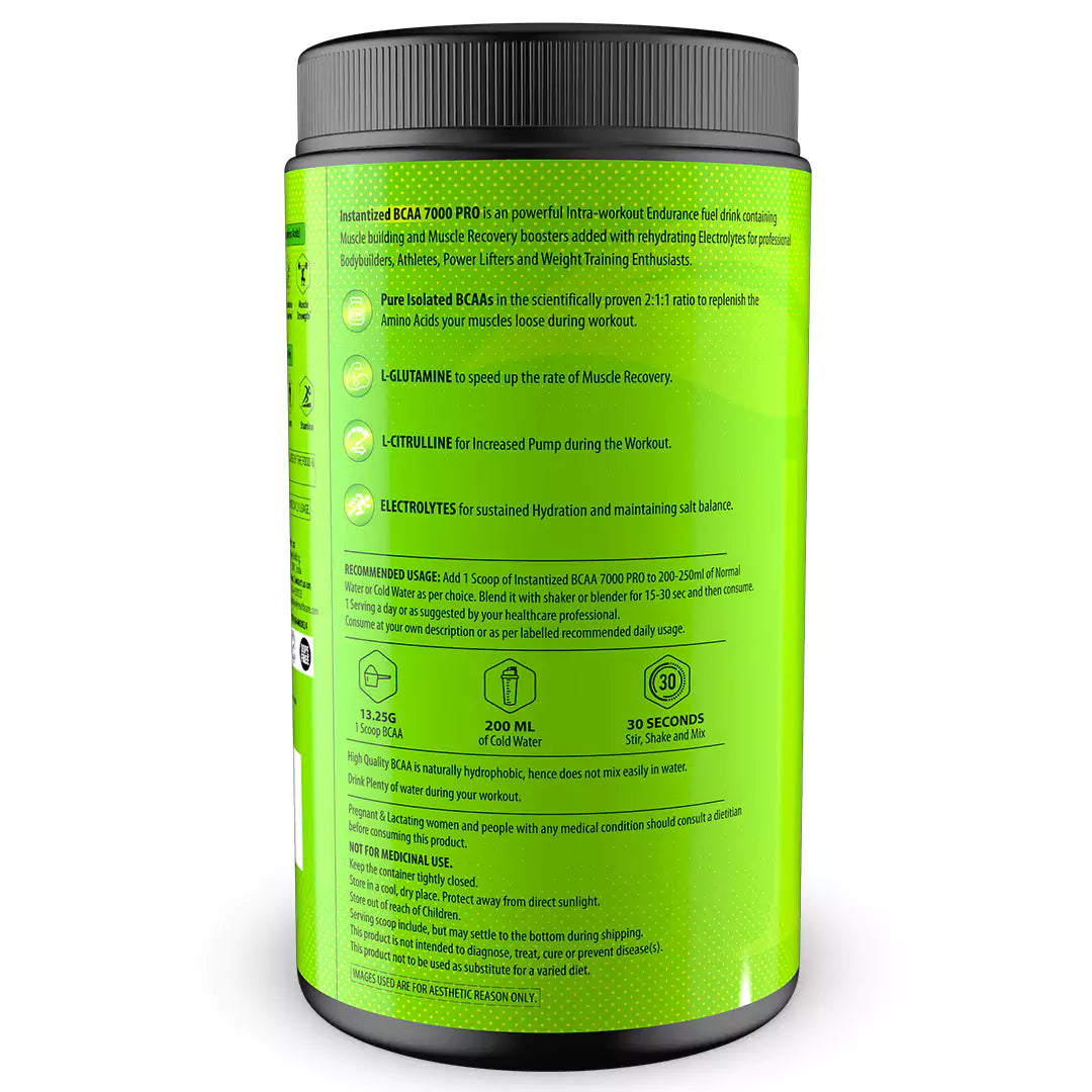 Instantized BCAA 7000 PRO With 7G BCAAs Instant Energy (Mango) - 300G