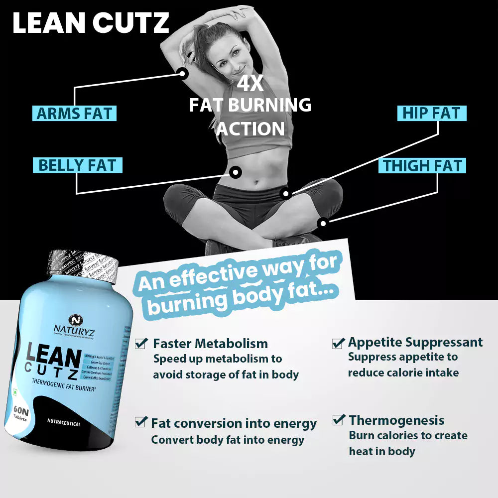 LEAN CUTZ Thermogenic Fat Burner Tablets