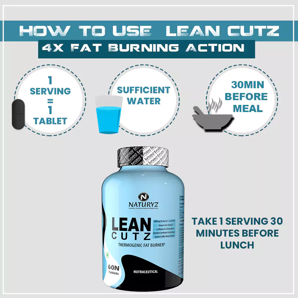 LEAN CUTZ Thermogenic Fat Burner Tablets
