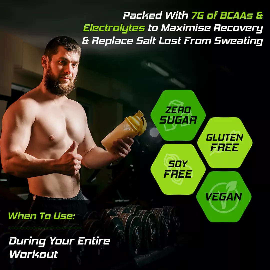Instantized BCAA 7000 PRO With 7G BCAAs Instant Energy (Mango) - 300G