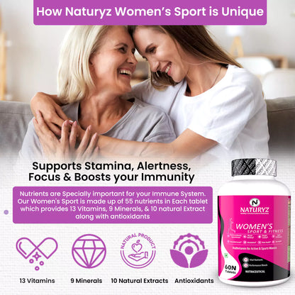 Women’s Sport & Fitness Multivitamin for Active & Sports Women