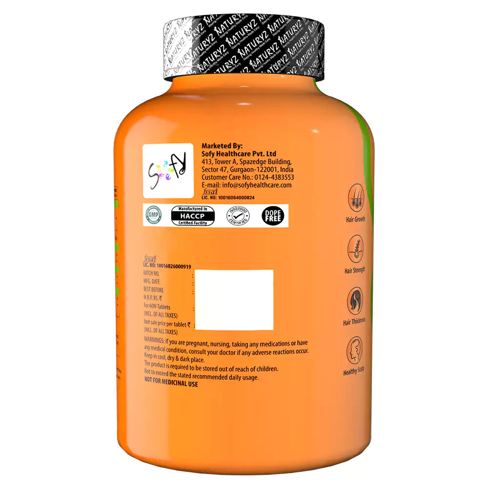 100% Plant Based Biotin with DHT Blockers