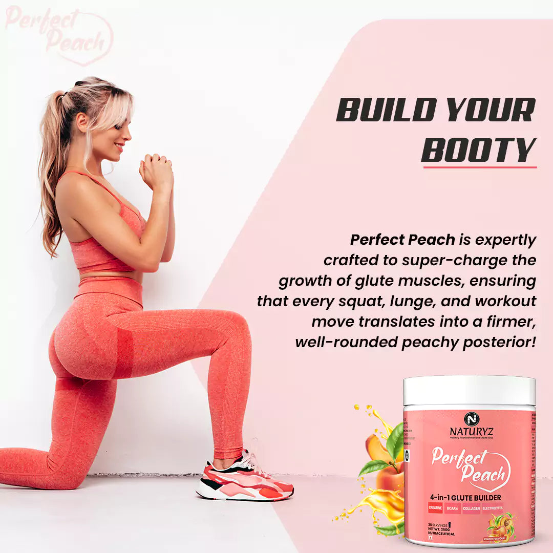 Perfect Peach 4 in 1 Glute Builder With Creatine (Peach Flavour)