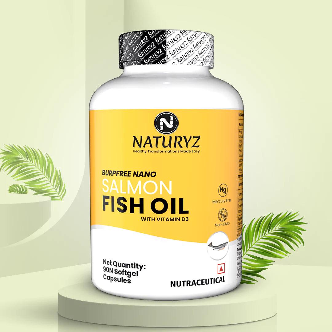 BURPFREE SALMON Fish Oil 2000Mg with Vitamin D3 | No Fishy Burps