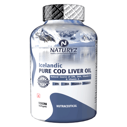 Imported Icelandic COD Liver Oil Capsules - 100 Softgels