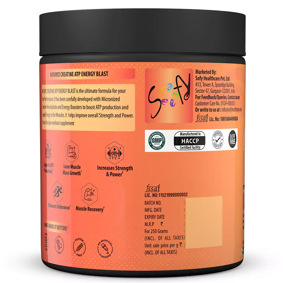 Creatine ATP Energy Blast With 3G Creatine (Guava)