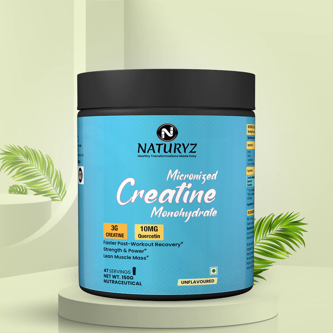 Micronized Creatine Monohydrate 3G Creatine | 10 MG Quercetin (Unflavoured)