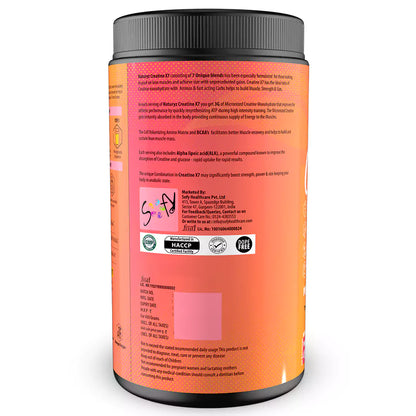 Creatine X7 Ideal Post Workout Supplement With Power of 7 Blends & Matrix (Mango Orange)