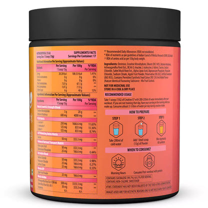 Creatine X7 Ideal Post Workout Supplement With Power of 7 Blends & Matrix (MixFruit Cocktail)