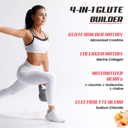 Perfect Peach 4 in 1 Glute Builder With Creatine (Peach Flavour)