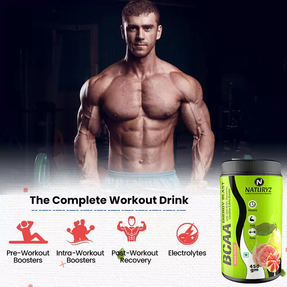 BCAA Energy Blast Guava Flavour Workout Supplement