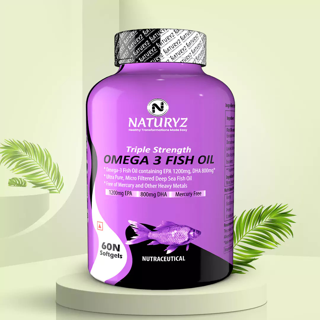 Buy Triple Strength OMEGA 3 Fish Oil | Naturyz