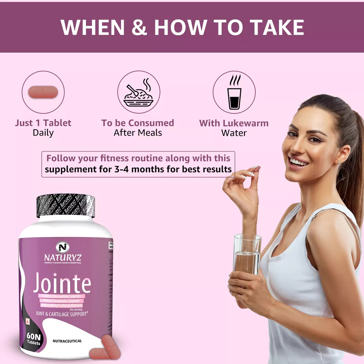 Naturyz Jointe Complete Solution For Joints - 60 Tablets