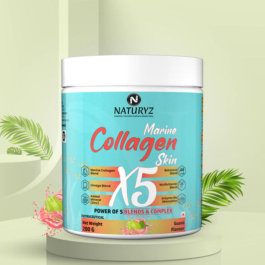 Marine Collagen Skin X5 With Power of 5 Blend & Complex (Guava)