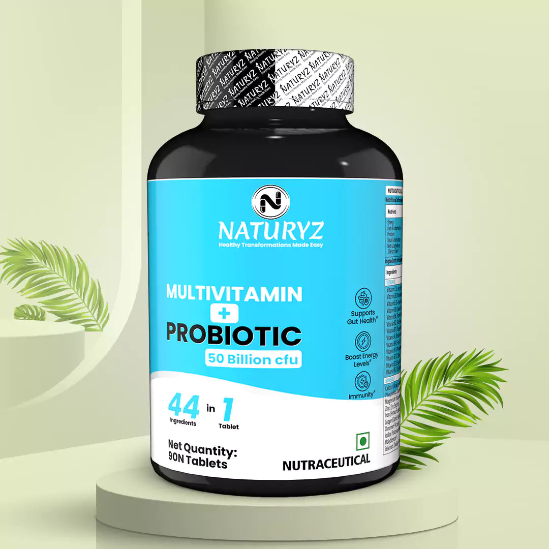 Highest Strength Daily Multivitamin with Probiotics 50 Billion CFU