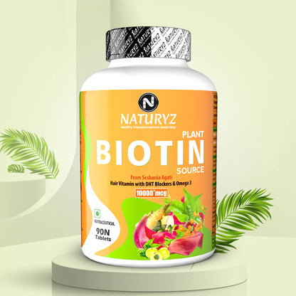 100% Plant Based Biotin with DHT Blockers