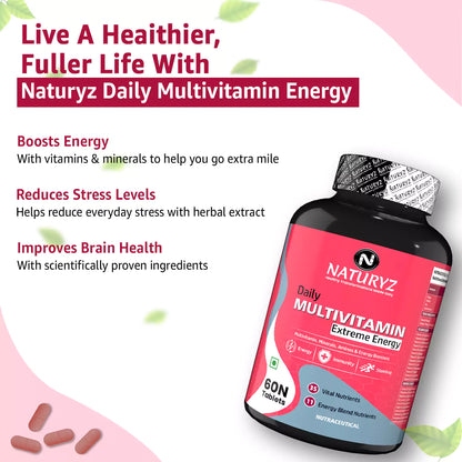 Daily Multivitamin Extreme Energy with 35 Nutrients and 11 Energy Blend