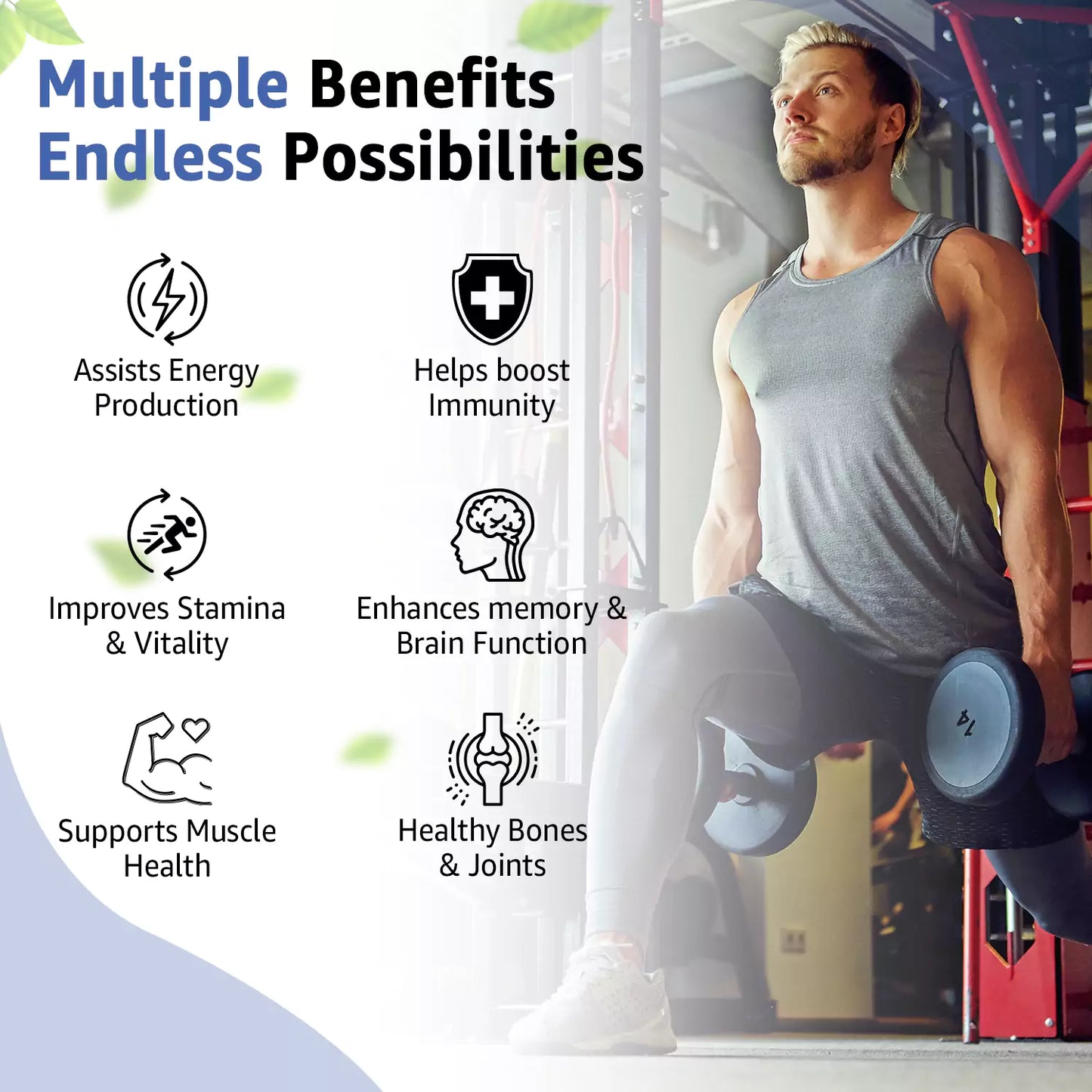 Daily Multivitamin Men 18+ with Highest 60 Nutrients