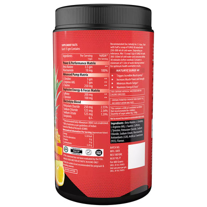 Surge 4X Pre-Workout Formula Mix Fruit Fusion