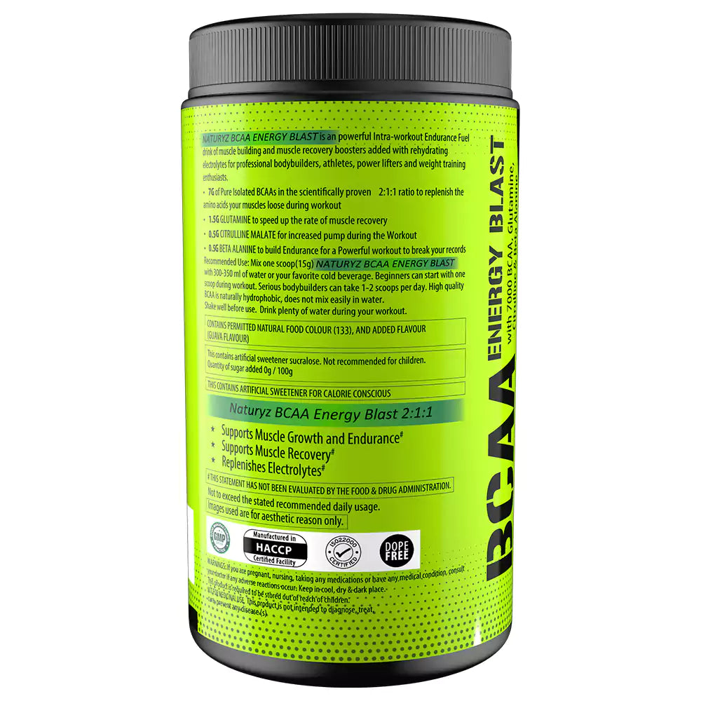 BCAA Energy Blast Guava Flavour Workout Supplement