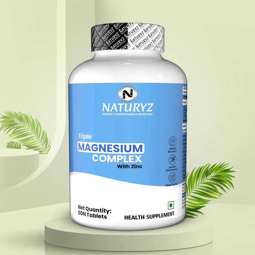 Triple Magnesium Complex With Zinc | Magnesium Aspartate | Vitamin B6