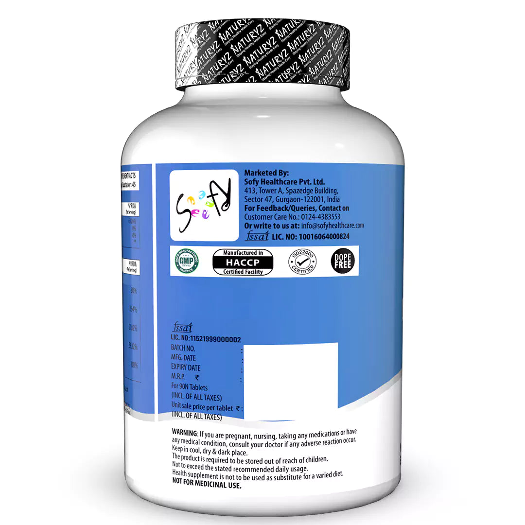 Triple Magnesium Complex With Zinc | Magnesium Aspartate | Vitamin B6