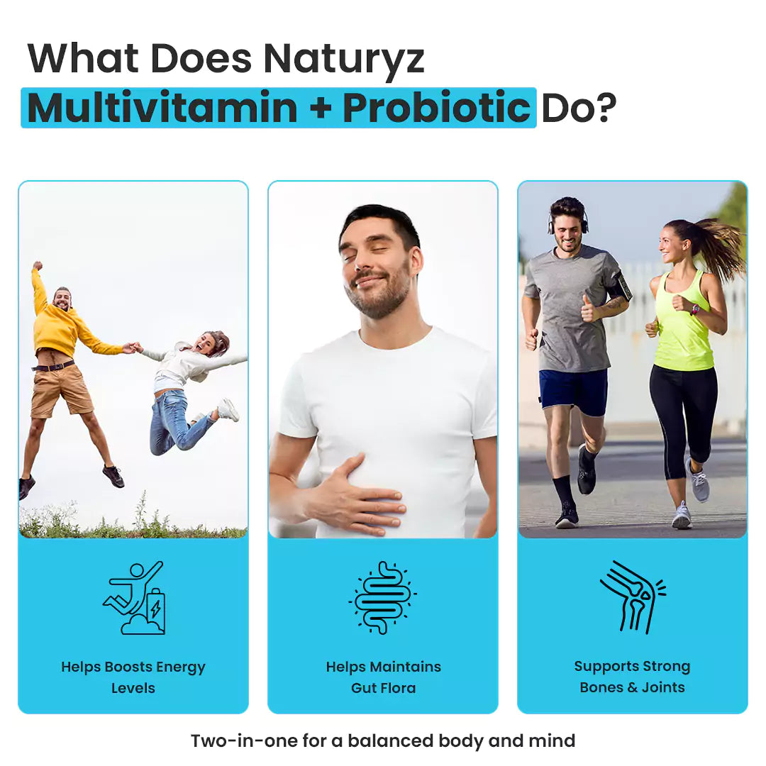 Highest Strength Daily Multivitamin with Probiotics 50 Billion CFU