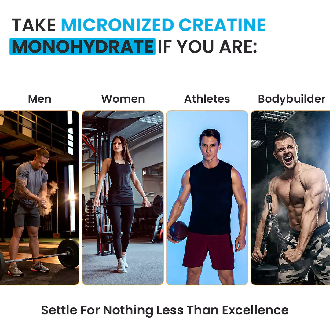 Micronized Creatine Monohydrate 3G Creatine | 10 MG Quercetin (Unflavoured)