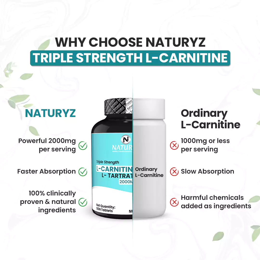 Triple Strength L-Carnitine L-Tartrate 2000mg