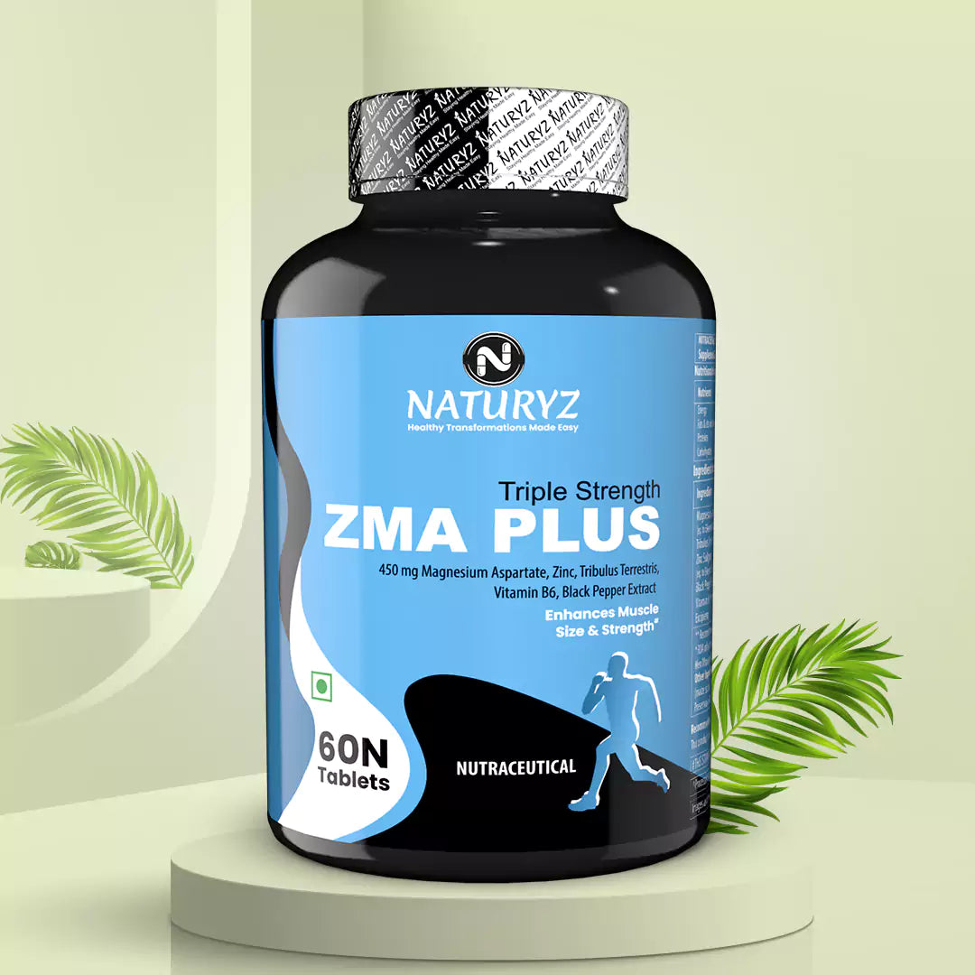 Triple strength ZMA PLUS Supplement 60 Tablets