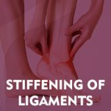 stiffening of ligaments